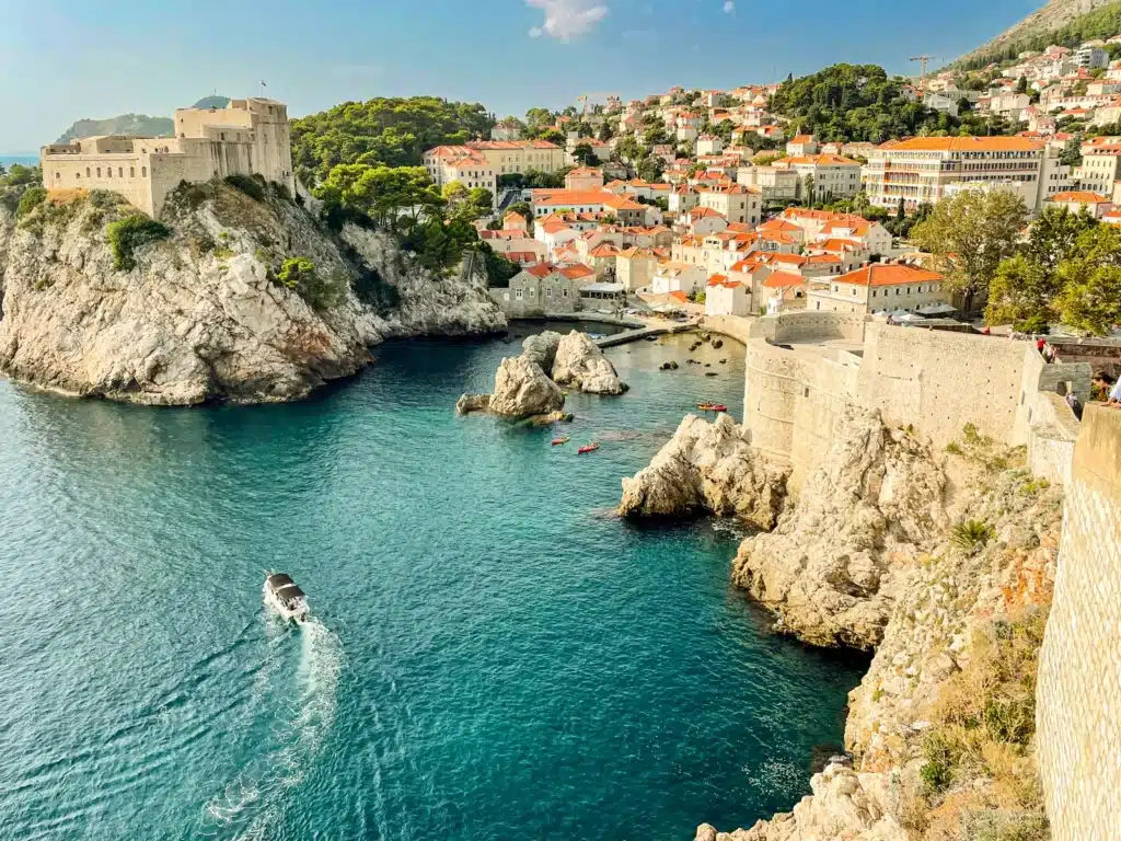 Dubrovnik, the narrow alleyways and tall, narrow streets will leave you wandering for hours